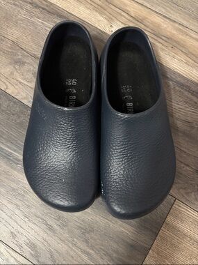 Birkenstock Navy Slip-On Clogs